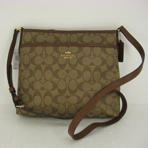Coach Signature File Crossbody Handbag 3376